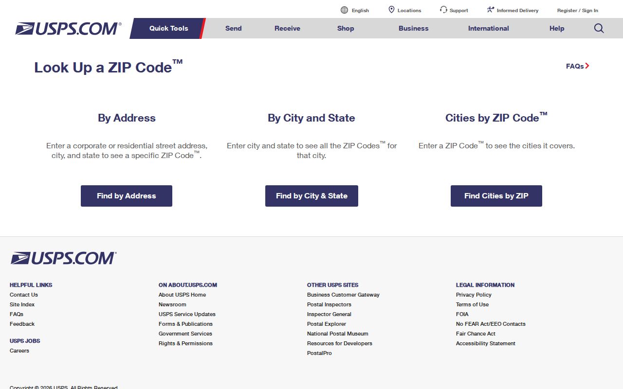 USPS address-to-ZIP lookup for St. Lucie County postal verification